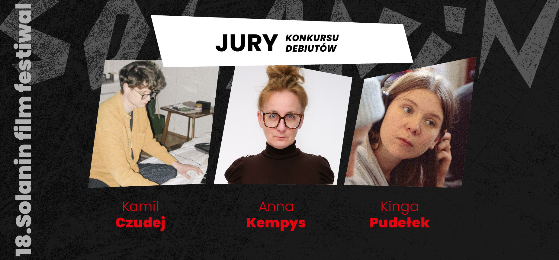 Jury konkursu Debiutów 18 Solanin - wszyscy